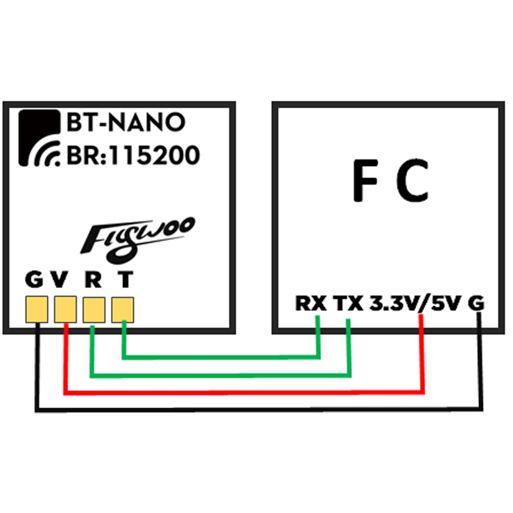 0.4g Flywoo T-NANO V4.0 3.3-5V Bluetooth Module 13.2mm*11.8mm Multi Rotor Part For FPV Racing RC Drone