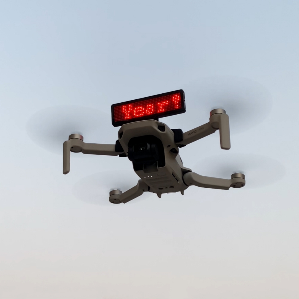 DIY Bracket for Billboard LED Badge Display RC Quadcopter Parts for DJI Mavic Mini RC Drone