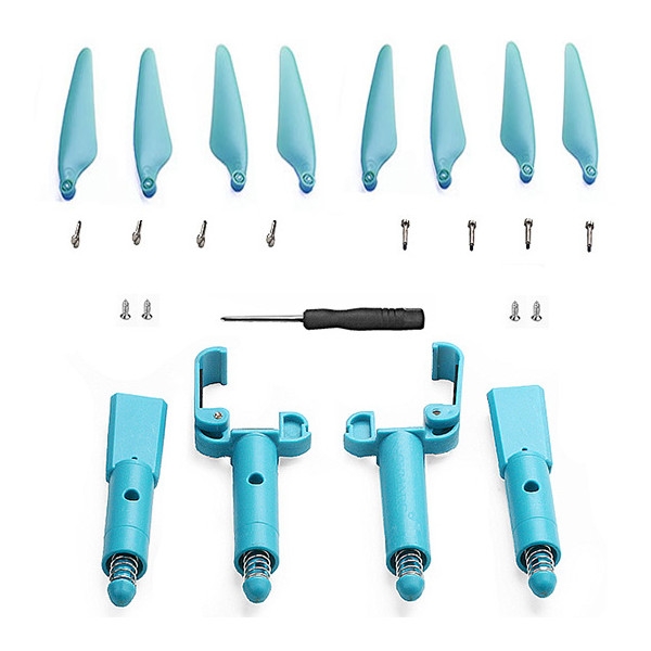 4PCS Landing Gear Propeller Set for Hubsan H117S Zino H117S Zino Pro RC Quadcopter