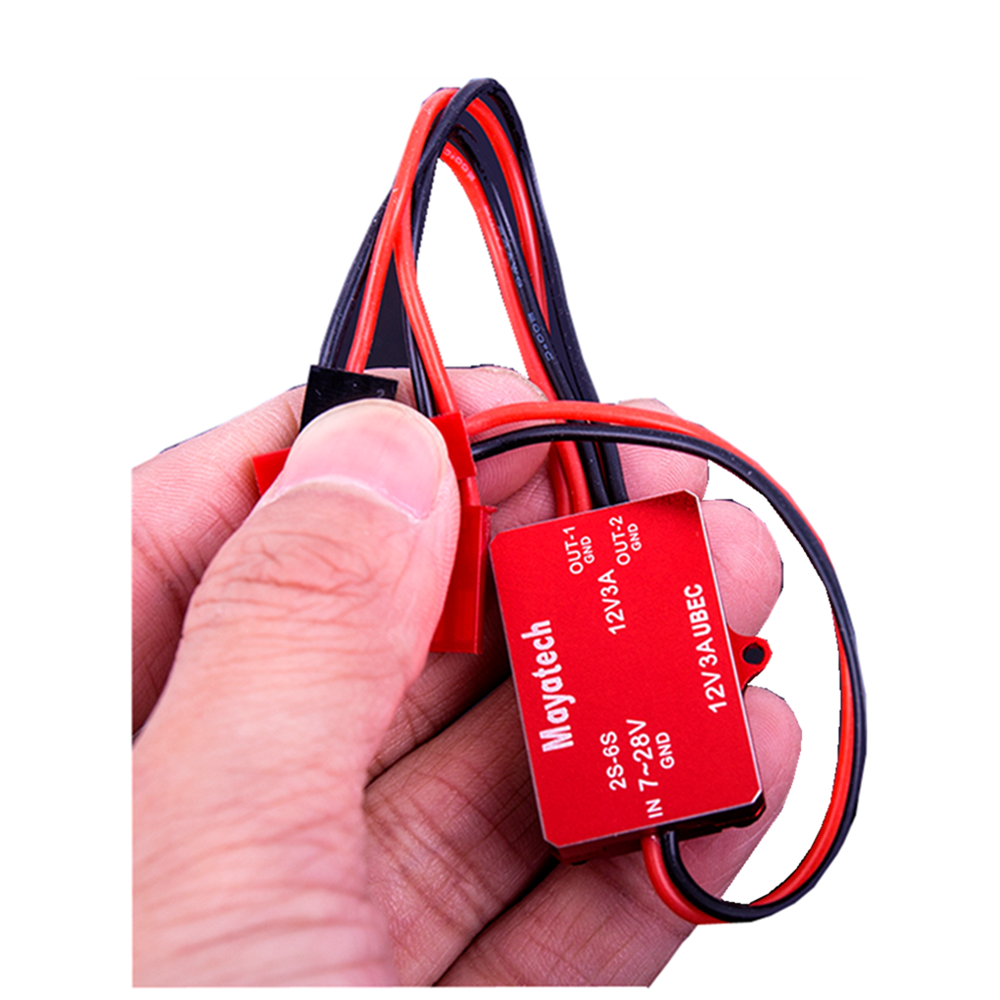 Mayatech 12V Step Down Power Supply Module Voltage Regulation 7-28V Buck Module UBEC-3A for FPV UAV RC Model