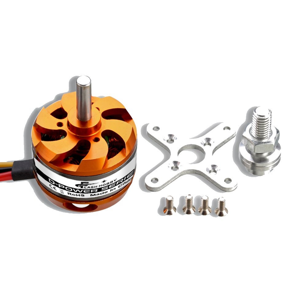 Flash Hobby D3530 1100KV 1400KV 1700KV 2-4S Brushless Motor For RC Airplane