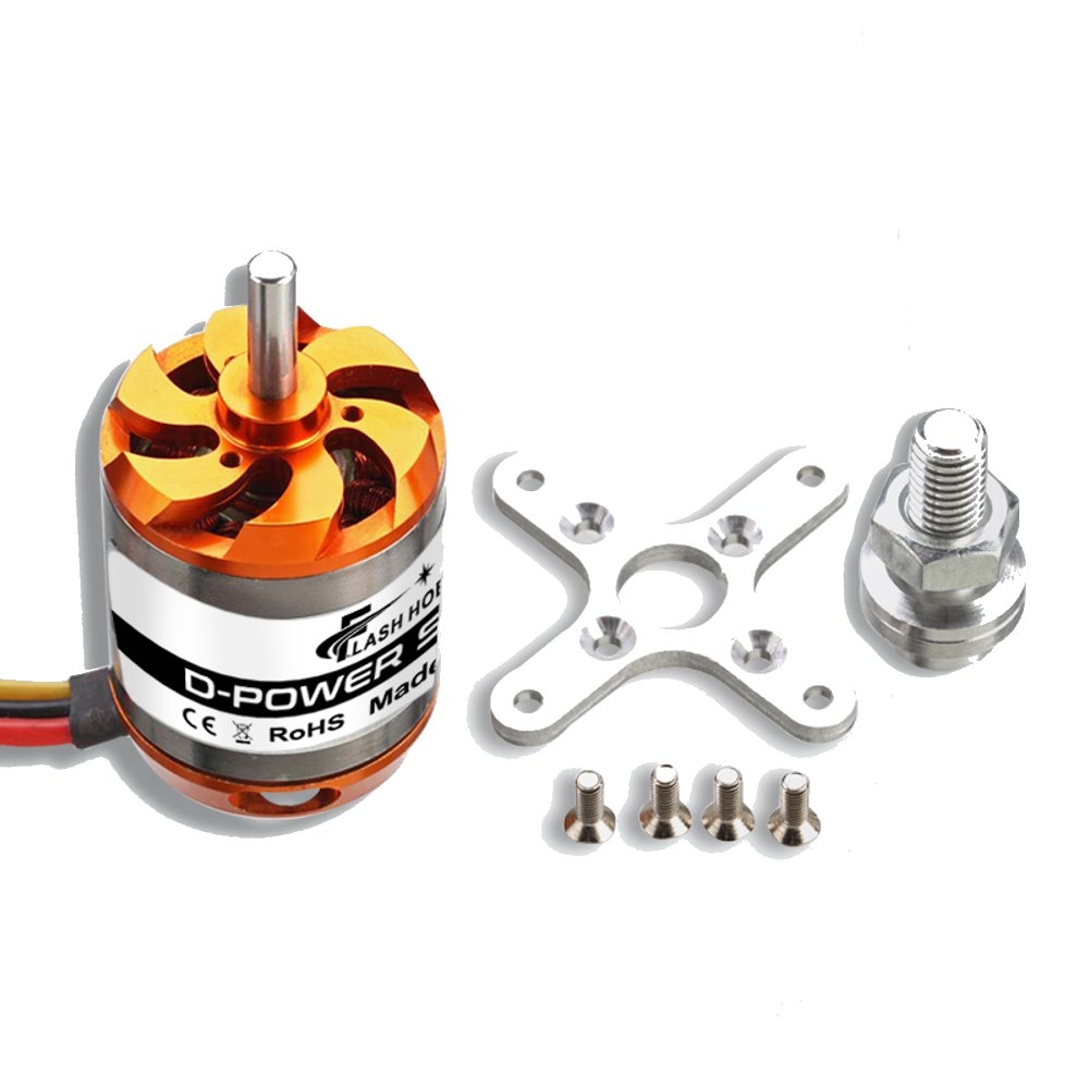 Flash Hobby D3548 790KV 900KV 1100KV 3-5S Brushless Motor For RC Airplane