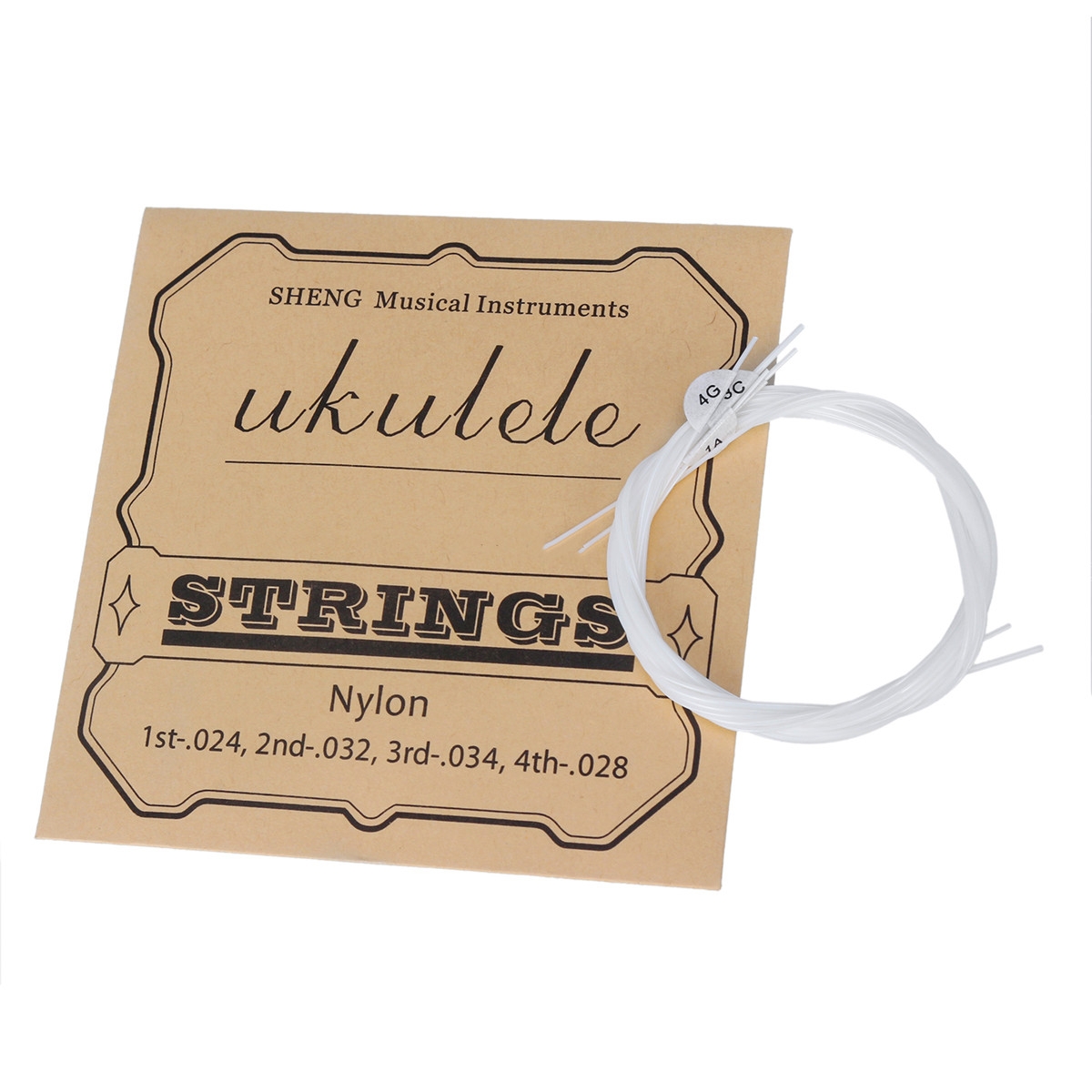 EVAN UK06 Nylon Ukulele String for 21"/23"/26" Ukulele Guitar