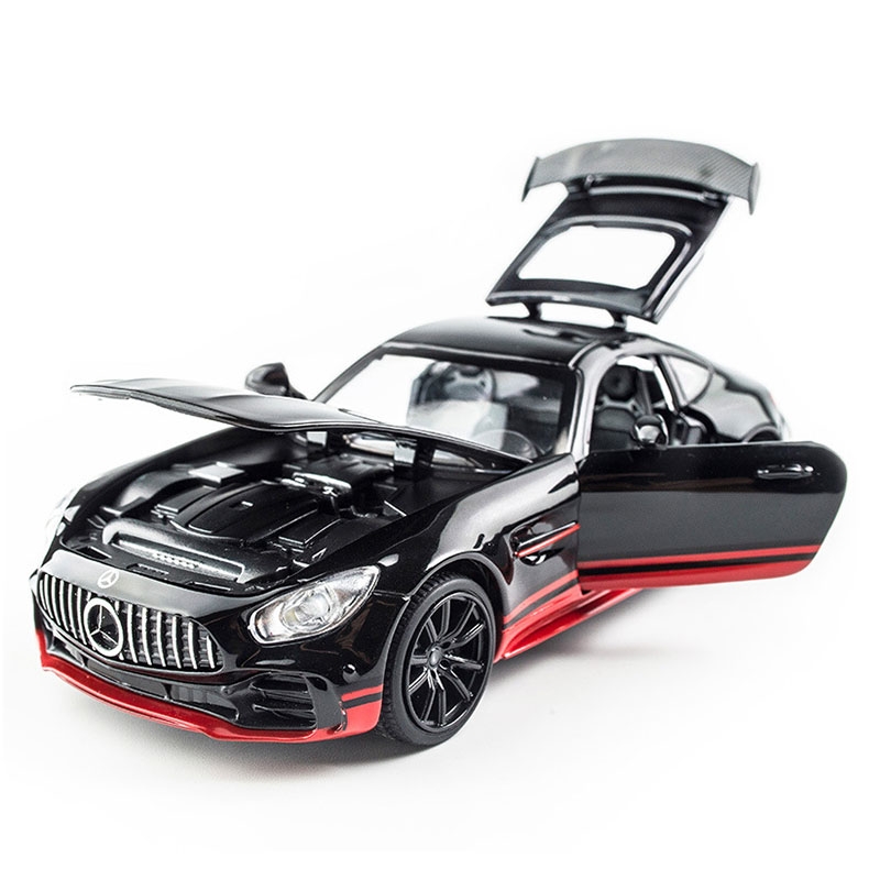 1:32 Alloy Metal Car with Light Diecast Model Toy for Children Gift