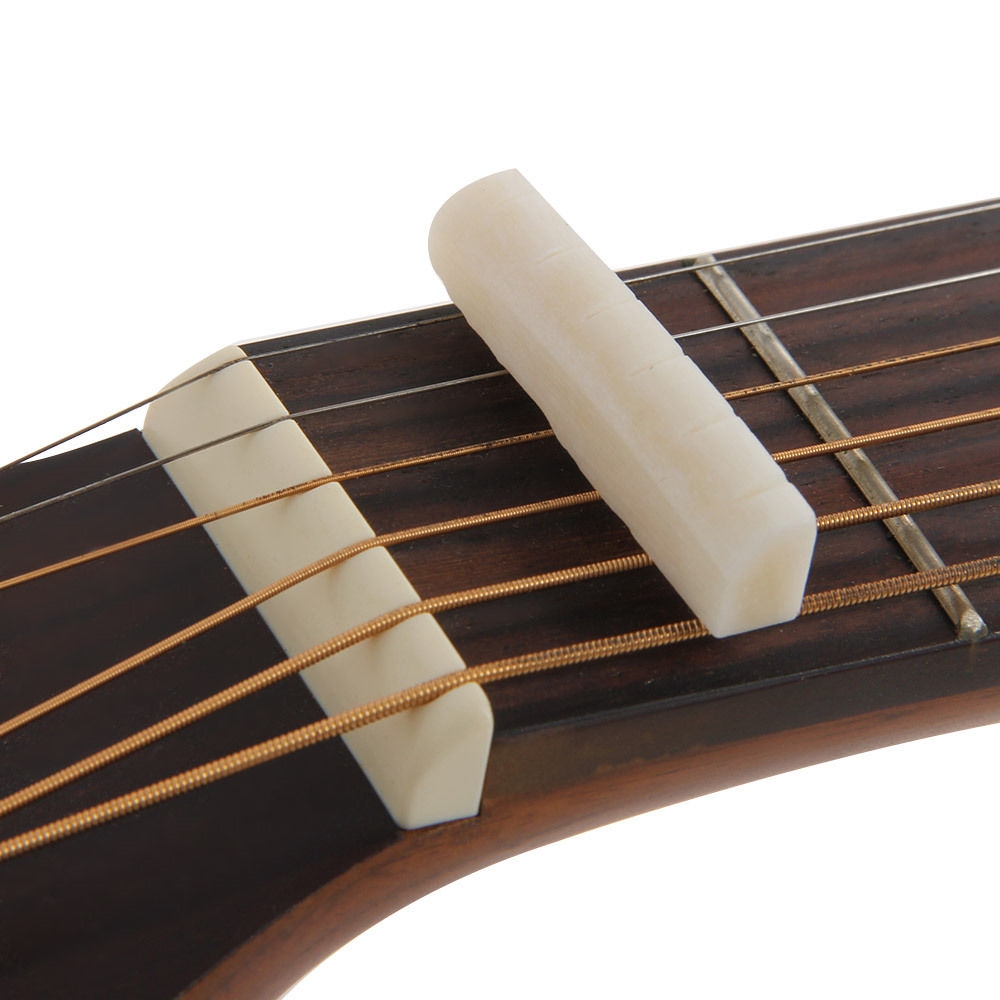 Debbie XZ-A1 Buffalo Bone Bridge Saddle And Nut for Acoustic Guitar