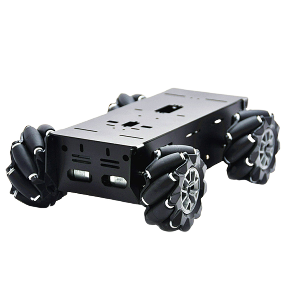 D-43 DIY Smart Metal RC Robot Car Chassis Base With 97mm Omni Wheels DC 12V Motor