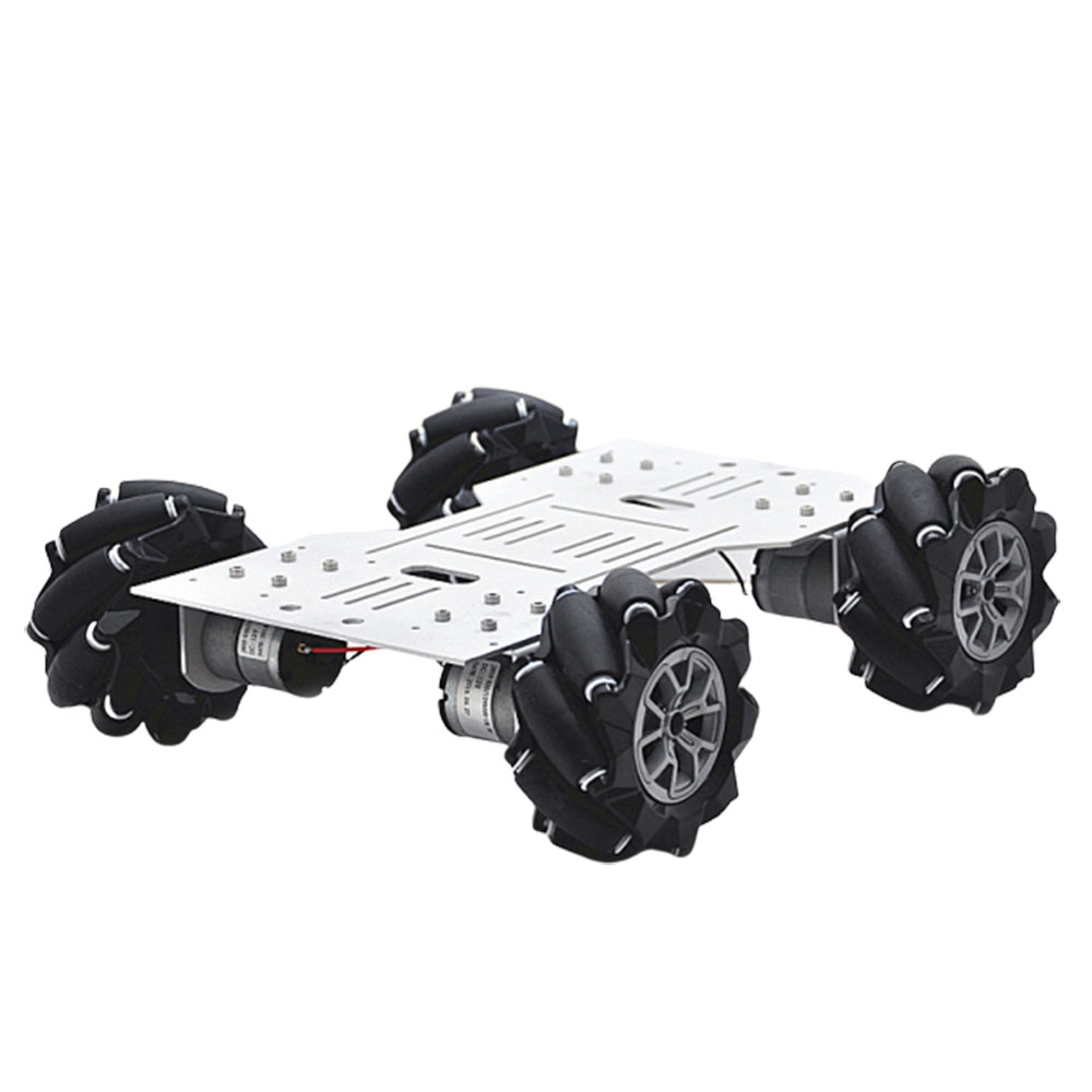 D-34 4WD DIY Smart RC Robot Car Chassis Base With Omni Wheels