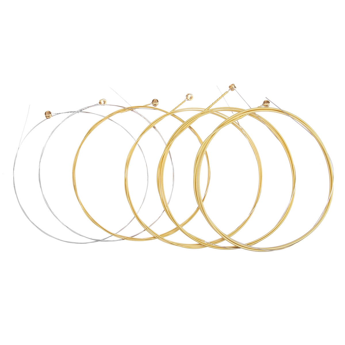 6 PCS GOYY Brass Acoustic Guitar String Set for Guitar Players