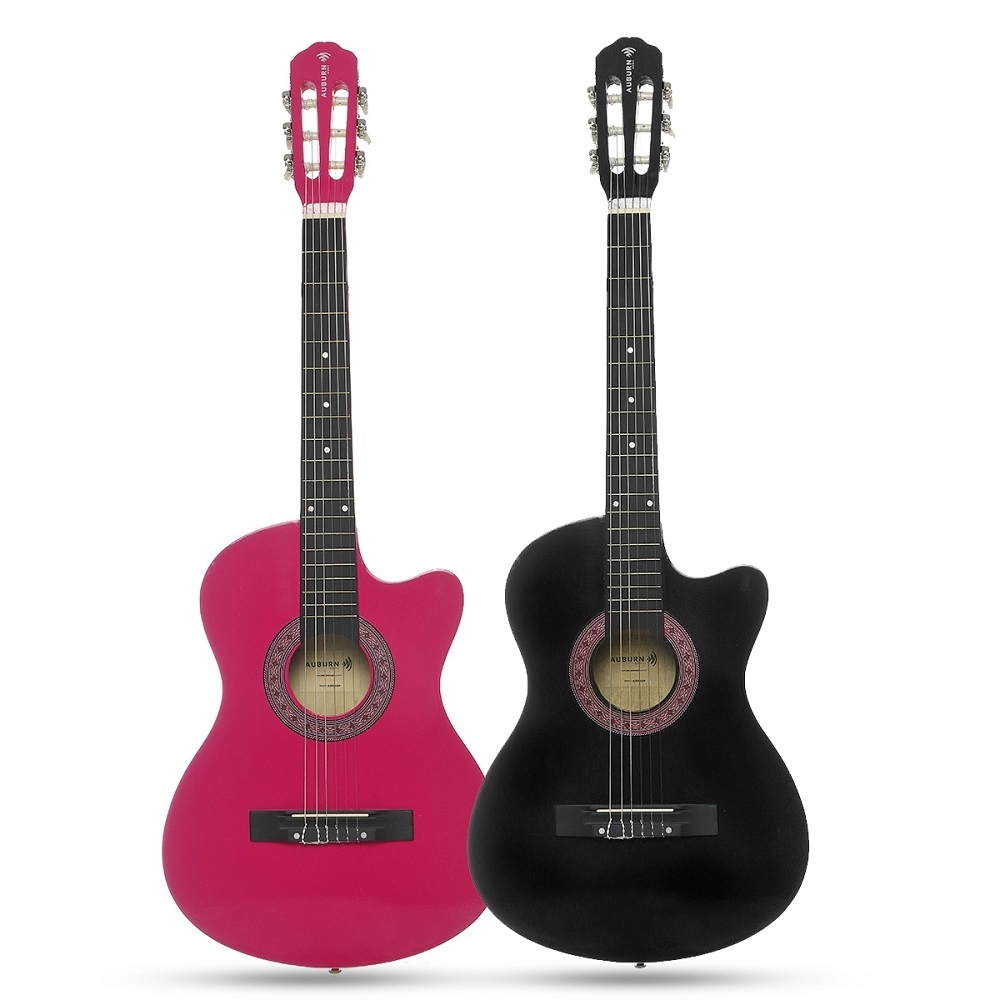 Pink classical guitar hotsell