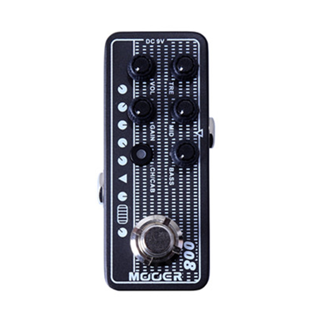 MOOER CAli MK3 Micro Preamps of Guitar Effects Pedal with Speaker Cabinet Simulation on/off Dual Channel Preamp