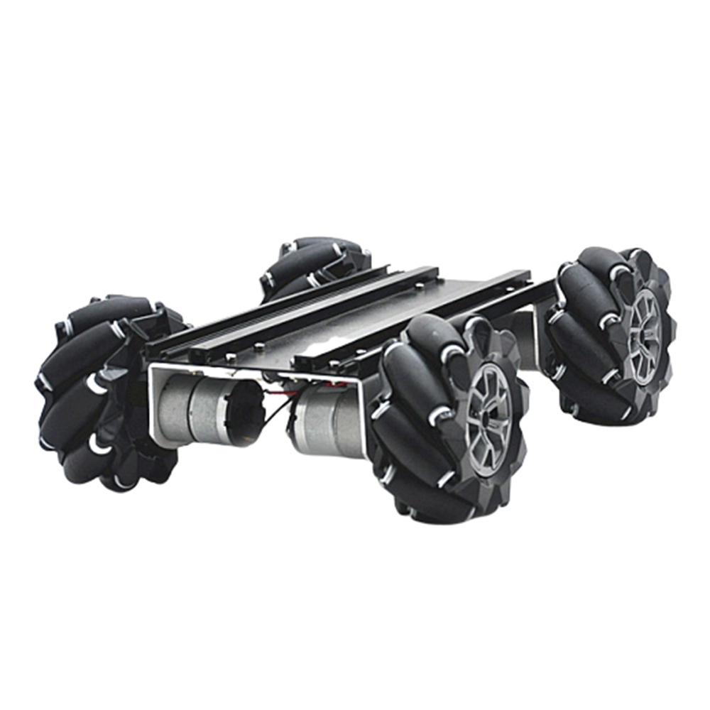 D-45 DIY Smart Metal RC Robot Car Chassis Base With Omni Wheels Compabible With UNO