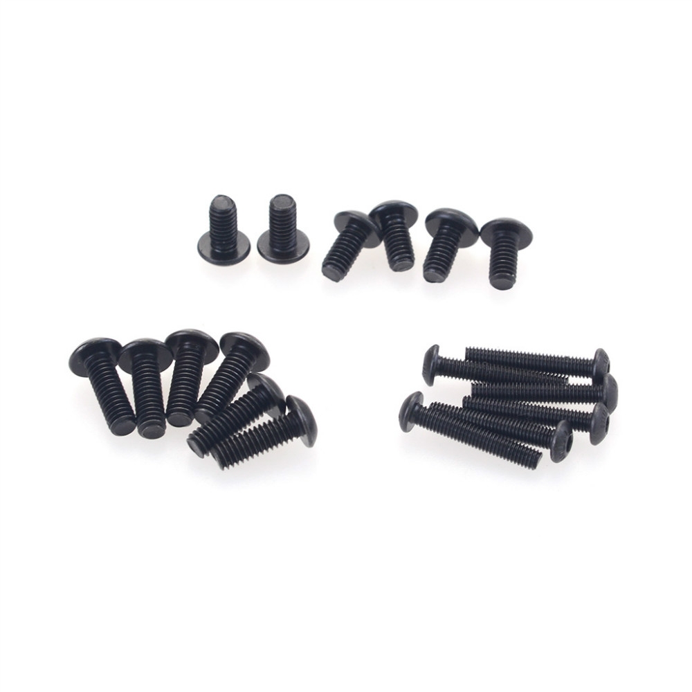 18PCS ZD Racing 8079 M3 M4 Button Head Screw for 9116 08427 1/8 RC Car Spare Parts