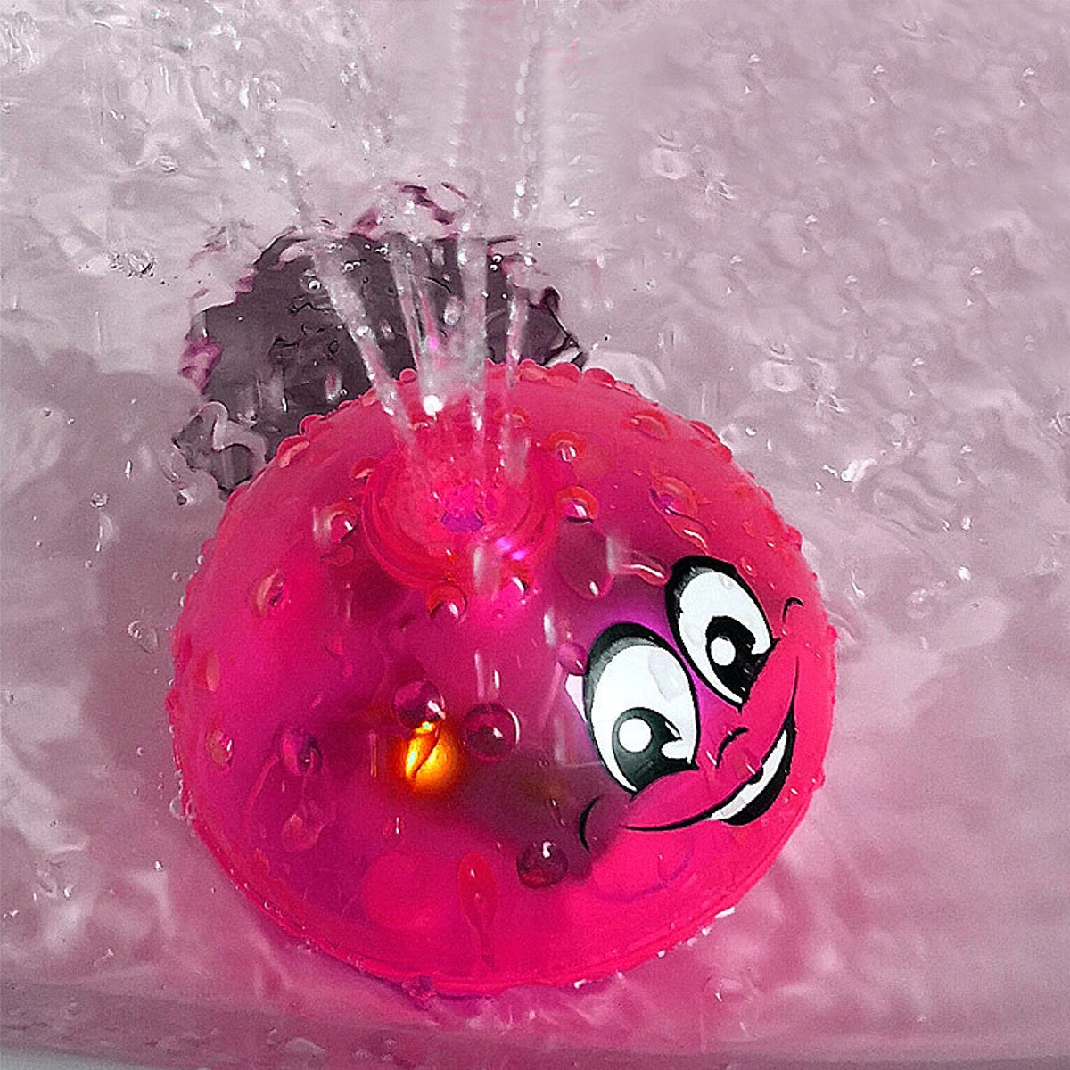 Kid Child Electric Induction Spray Ball Light Bathroom Play Water Bath Toys