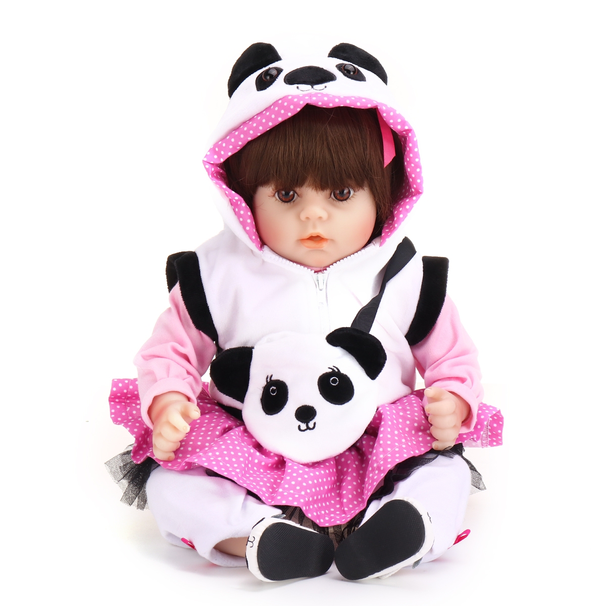 NPK New 50cm Silicone Reborn Super Baby Lifelike Toddler Baby Bonecas Kid Doll Bebes Reborn Brinquedos Reborn Toys For Kids Gift