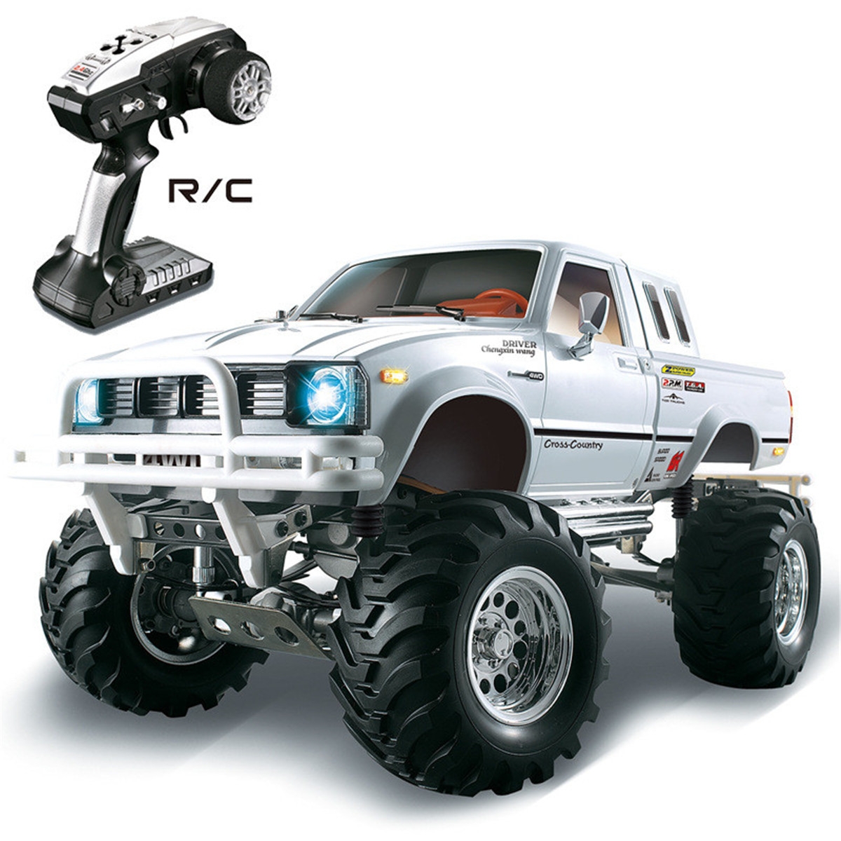 HG 1/10 RC Pickup Model 4*4 Rally Car Series Car Racing Crawler 2.4G RTR Motor