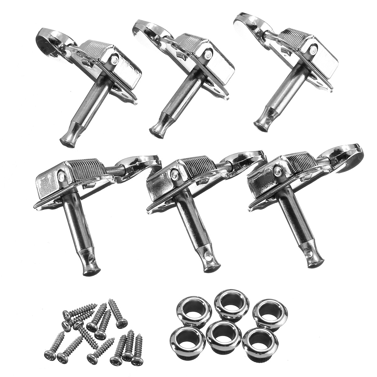 6PCS 6R Guitar Tuning Pegs Tuners Machine Heads for Fender Replacement
