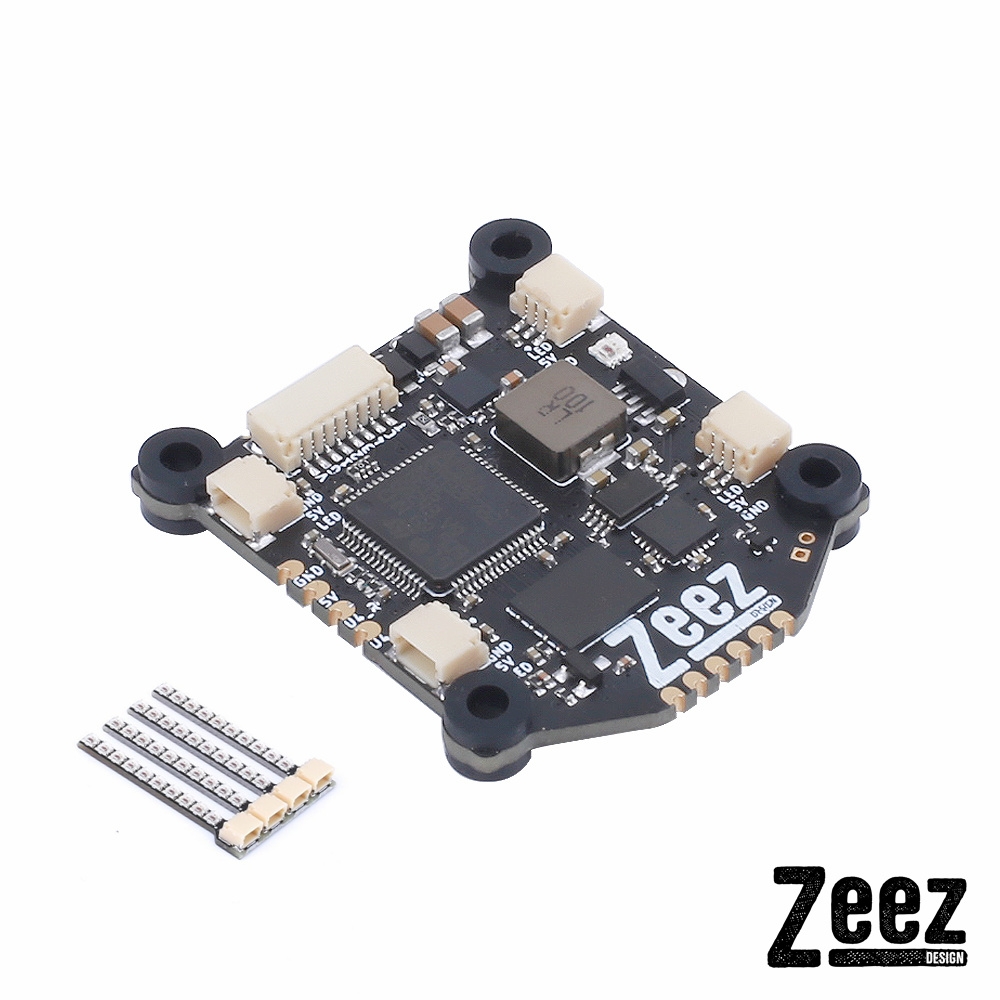 Zeez F7 FC MPU6000 5V/3A BEC 6UARTS OSD 30.5*30.5mm 3-8S Flight Controller w/4PCS Strips Of RGB Led Light