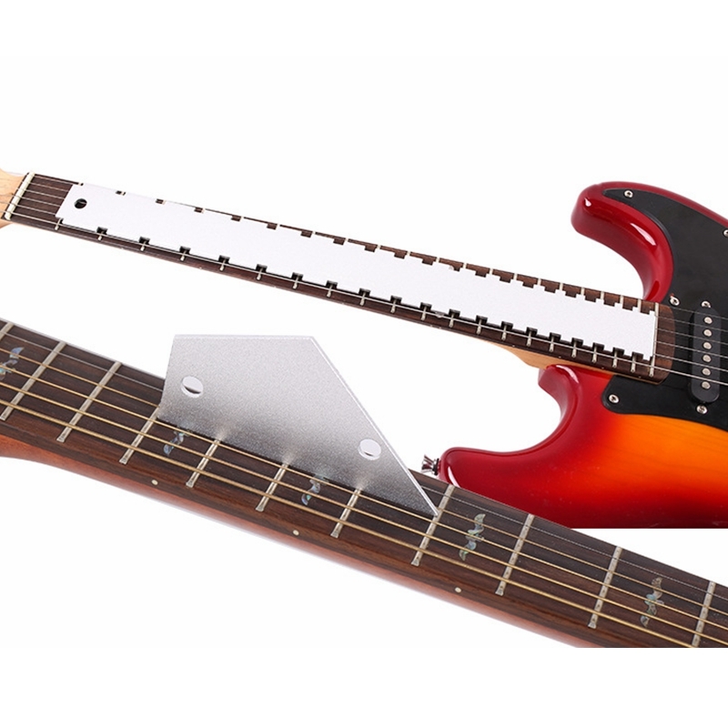 Debbie Guitar Neck Straight Edge Fretboard Frets Neck Notched Ruler Fret Fingerboard Straight Edge Ruler Measuring