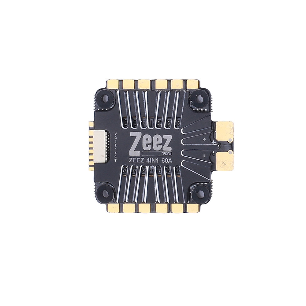 30.5x30.5mm Zeez 60A BLheli_32 3-6S 4in1 Brushless ESC Support DShot1200 for RC Drone FPV Racing