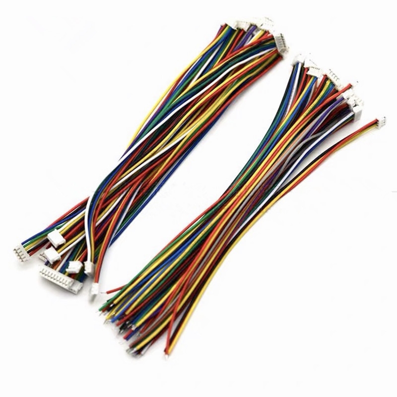 10CM ZH1.5MM 2P/3P/4P/5P/6P Terminal Cable Wire Single / Double Plug for RC Drone Battery