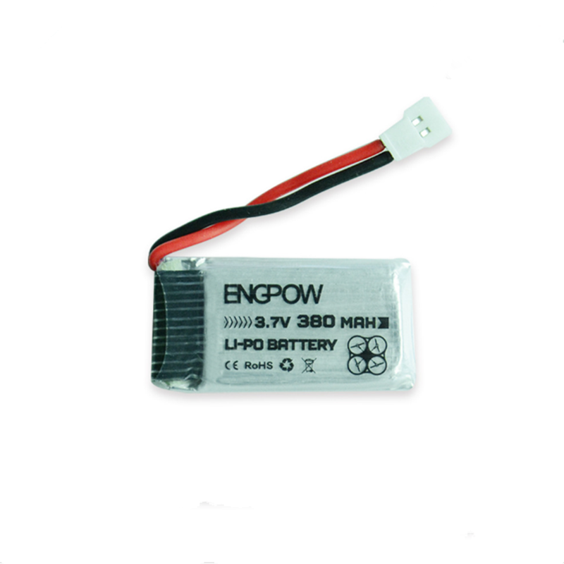 ENGPOW 3.7V 380mah Lipo Battery for Hubsan X4 H107 JXD385 H107D RC Quadcopter