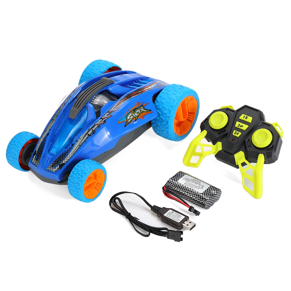 JZL 3155 2.4G 4CH RC Car Electric Stunt Vehicle 360 Degree Rotation with LED Light Model - Photo: 1