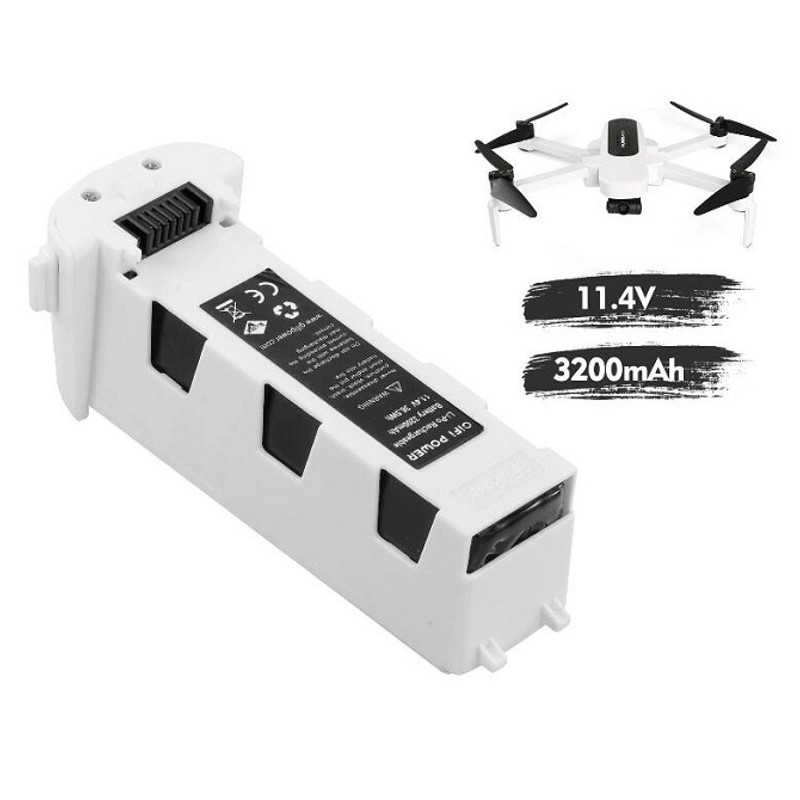 GiFi Power 11.4V 3200mAh 35.5Wh LiPo Battery for Hubsan Zino PRO H117S RC Drone Quadcopter - Photo: 1
