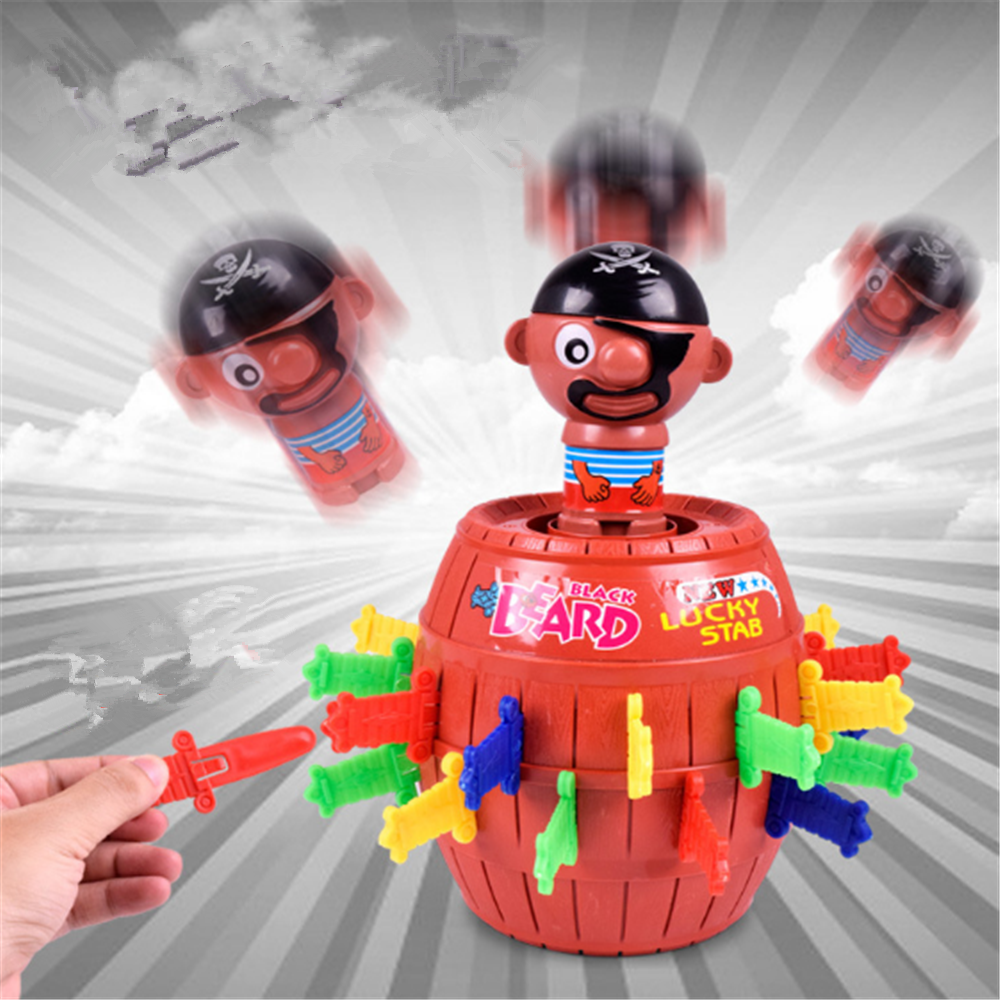 14cm Pirate Bucket Game Spoof Tricky Toys Pastime Toys