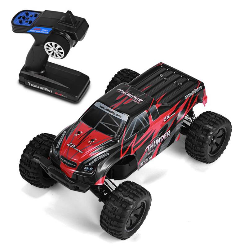 12% OFF for ZD Racing 9106-S 1/10 Thunder 2.4G 4WD Brushless 70KM/h Racing RC Car Off-Road Truck RTR Toys