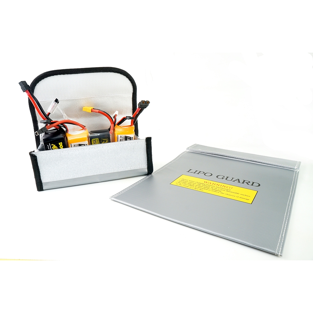 HaMo Model Explosion-proof Fireproof Safe Storage Bag 85*75*65/230*300mm for RC LiPo Battery