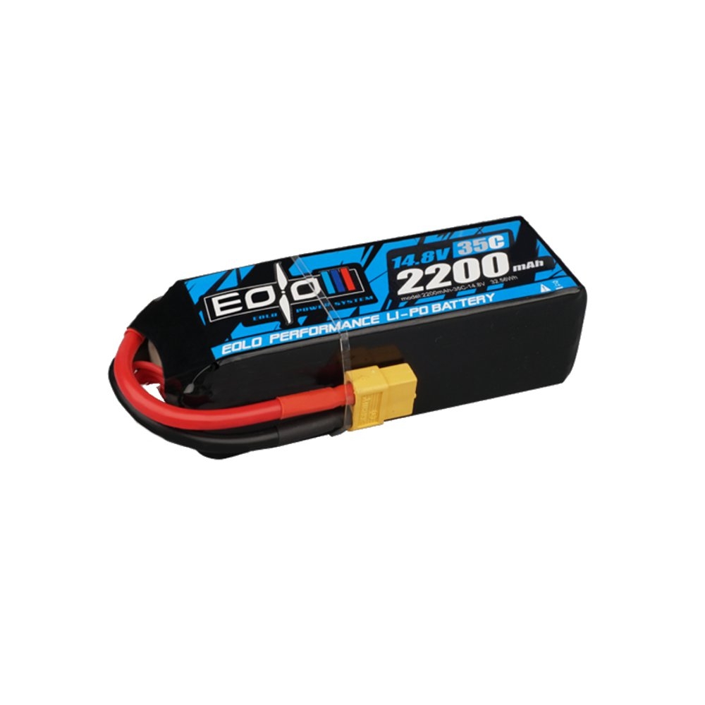 OMPHOBBY EOLO Series SH35C 2200mAh 4S 14.8V LiPo Battery With XT60 Connector For RC Airplane