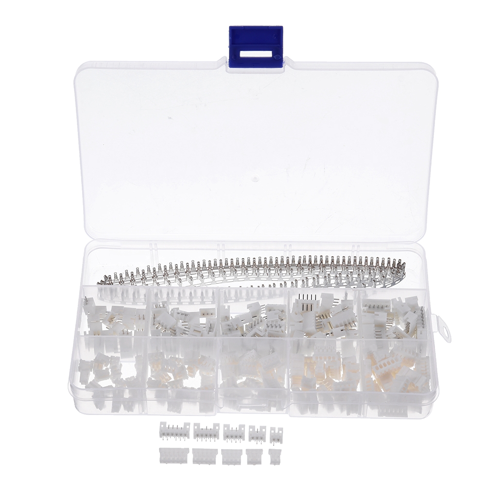 600PCS 2/3/4/5/6Pin PH2.0 Connector Male/ Female Terminal Block Kit for Inductrix Tiny Whoop