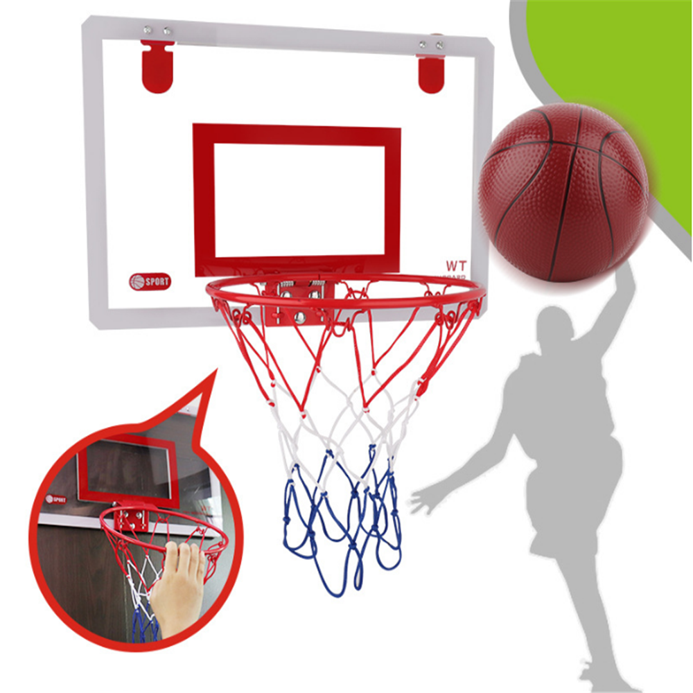 Hanging Basketball Hanging Door Wall-Mountable Spikeable Transparent Basketball Board Toys