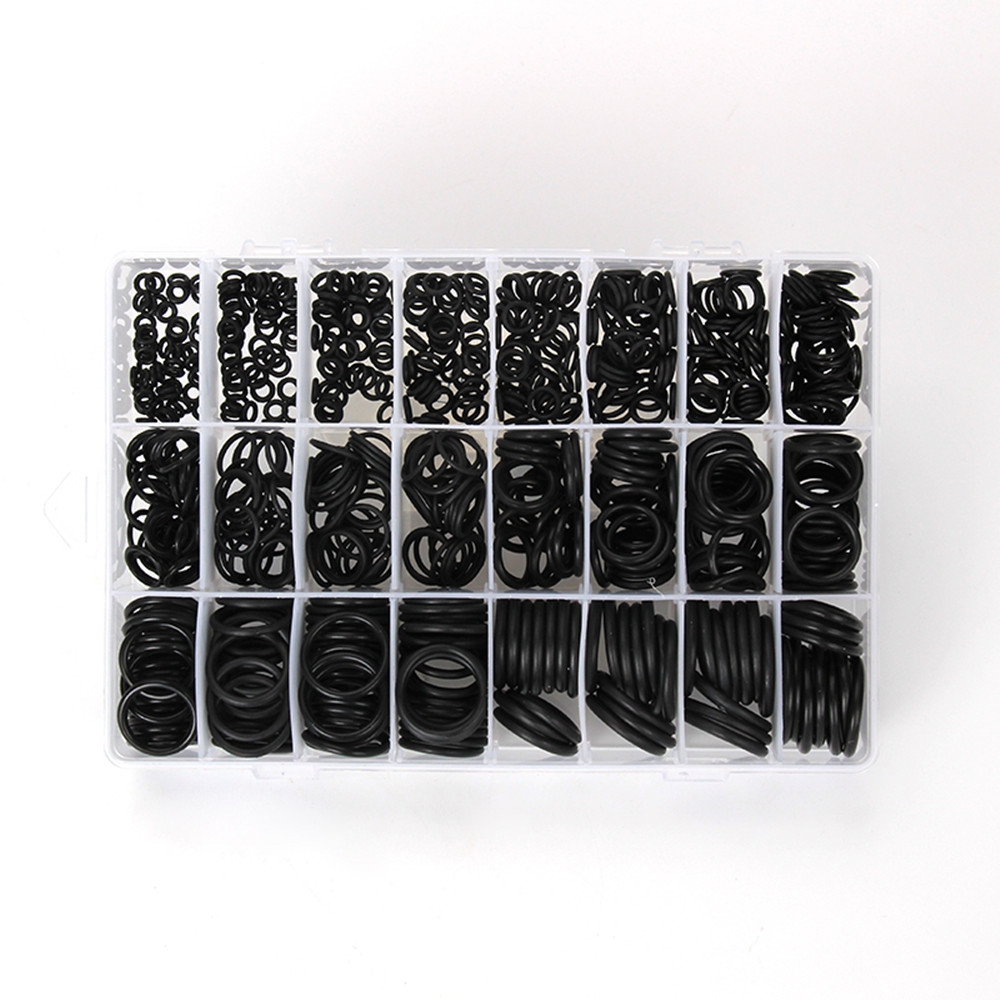 HJL 270-Piece O-Ring Assortment – Round Rubber Seal Kit, Universal For Plumbing Air Auto, ORING-00270