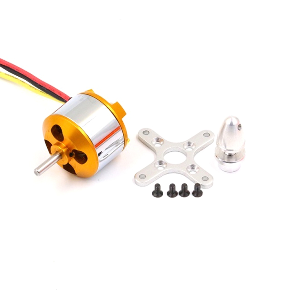 SS Series RC Brushless Motor A2810 1100KV/1200KV/1300KV Support 2S 3S for RC Helicopter Airplane