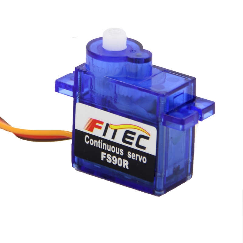 Feetech/FITEC 9g Micro Servo 6V 1.5kg/cm Analog 360 Degree Continuous Rotation Servo for Diy RC Helicopter Airplane Drone Robot Car