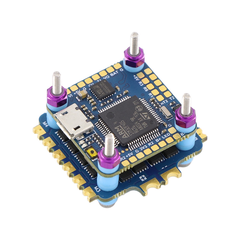20x20mm XF20-F405 F4 OSD Flight Controller w/ Current Sensor & 35A BL_S 2-4S 4in1 ESC Stack for RC Drone
