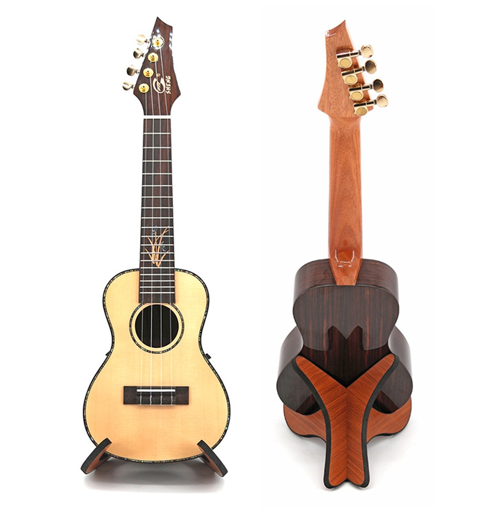 Portable Wooden Foldable Holder Stand Suitable for Guitar Ukulele Violin Mandolin Banjo