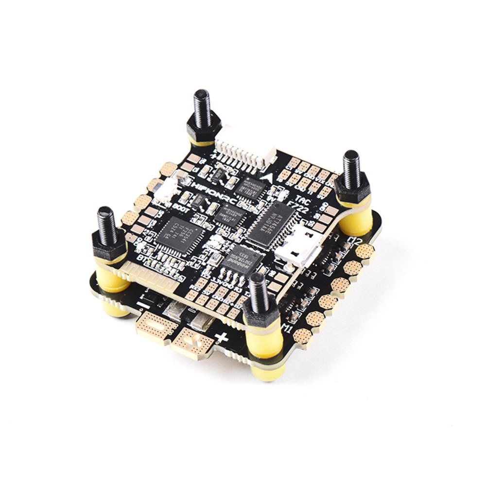 HIFIONRC F722Pro F7 Flight Controller w/ 5V 9V BEC & 55A BL_32 3-6S 4in1 ESC Stack for DJI Air Unit / Caddx RC Drone