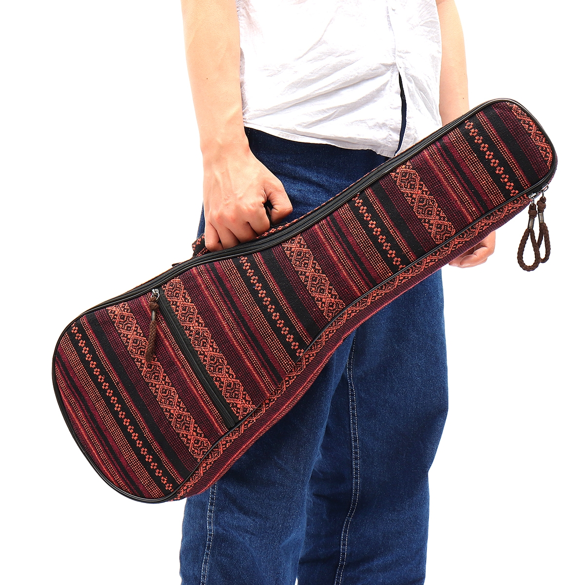 26 Inch Portable Ukulele Bag Instrument Padded Gig Bag Concert Carry Case Cover