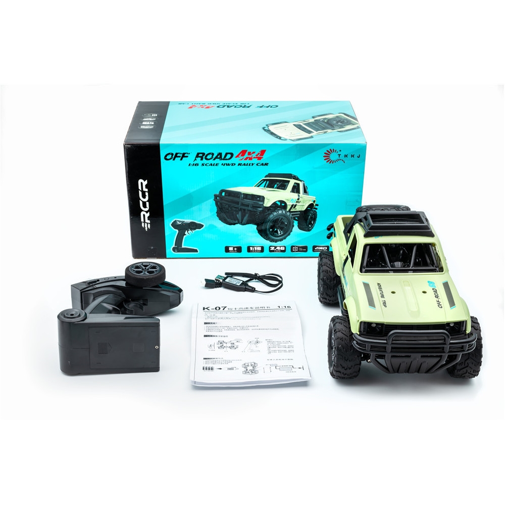 TKKJ K07 1/16 2.4G 4WD RC Car Off-Road Truck Vehicles RTR Model