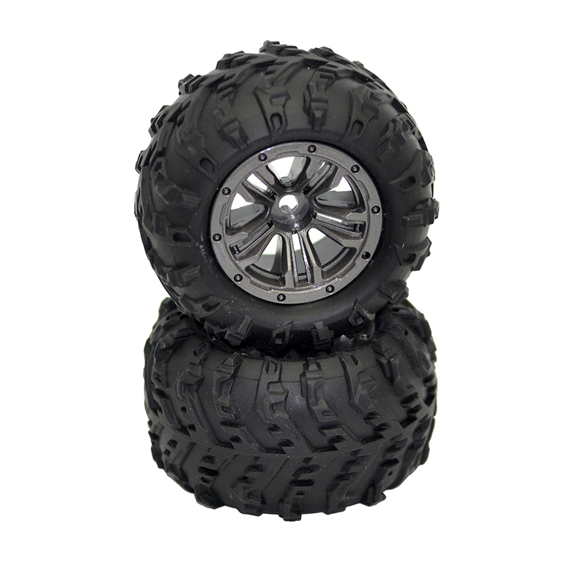 2pcs Xinlehong 9145 1/20 RC Car Wheel Tire Truck Vehicle Models Parts