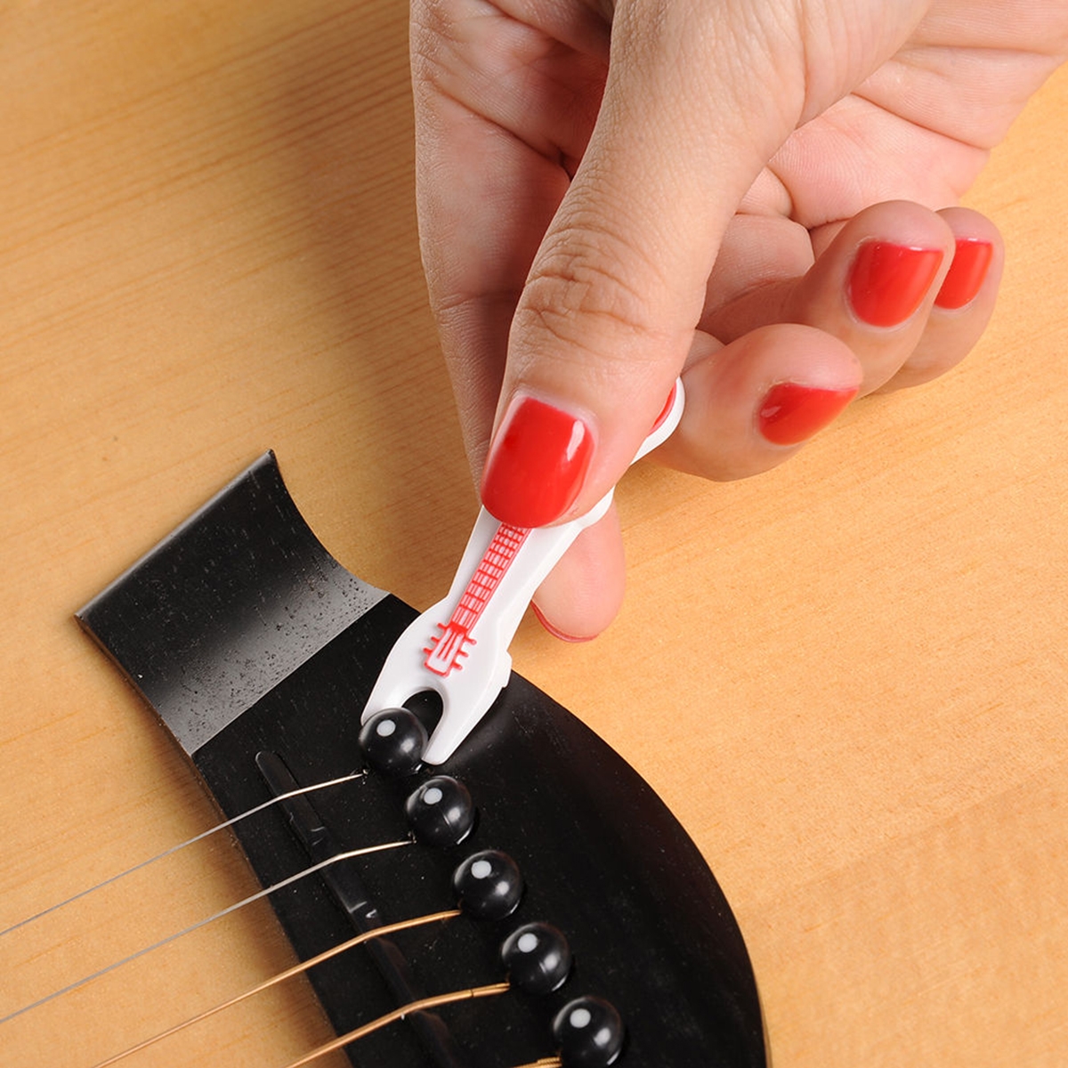 Guitar Chord Change Gadget Ukulele Folk Guitar From A Device Take String Nail Pull Stringed Cone Guitar Parts