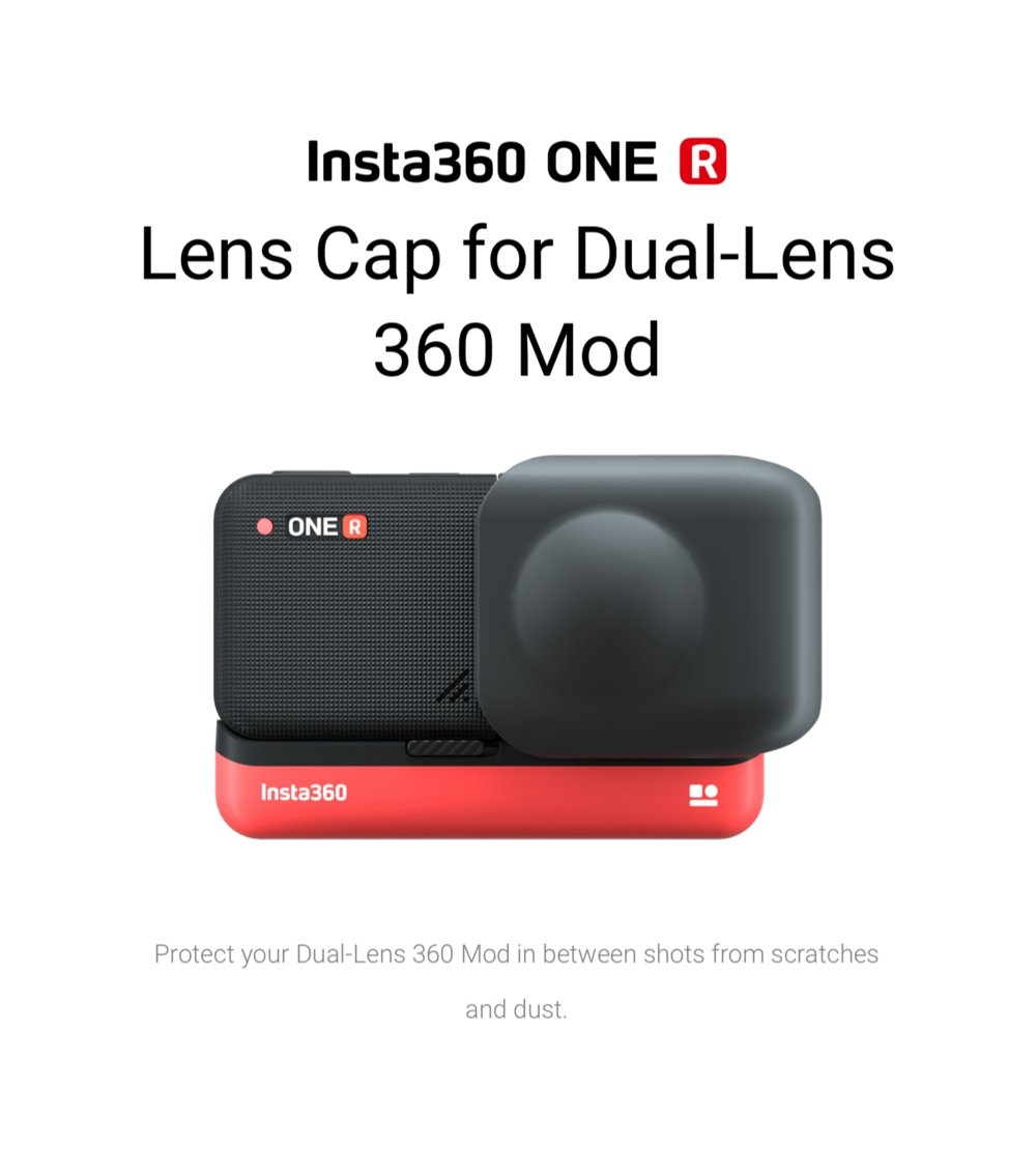 Insta360 Lens Cap For ONE R Dual-Lens 360 Mod