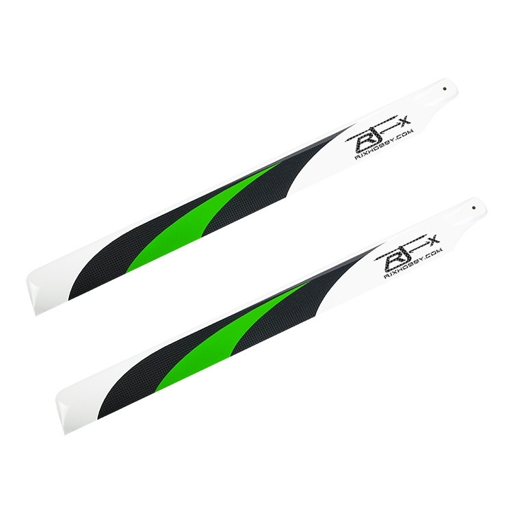 1 Pair RJX 550mm Carbon Fiber Main Blade FBL Version for T-rex 550 Gaui X5 KDS Agile 5.5 Class 550 RC Helicopter