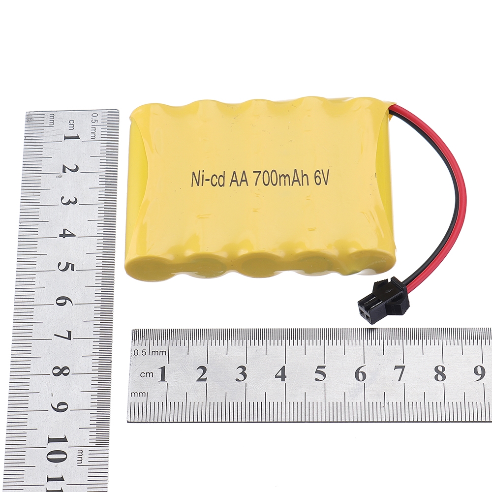 JJRC D823 D824 1/12 Original 6V 700mAh SM Plug Ni-cd Battery RC Car Spare Parts