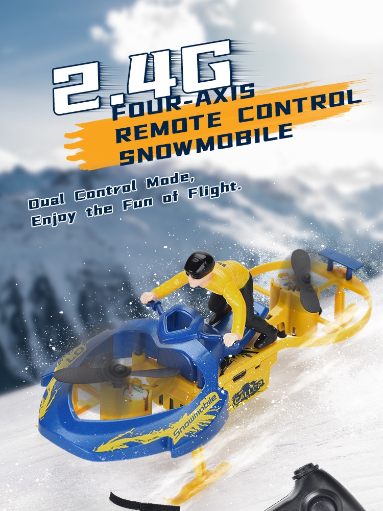 F7 Snowmobile 2.4G Remote Control LED RC Drone Quadcopter RTF