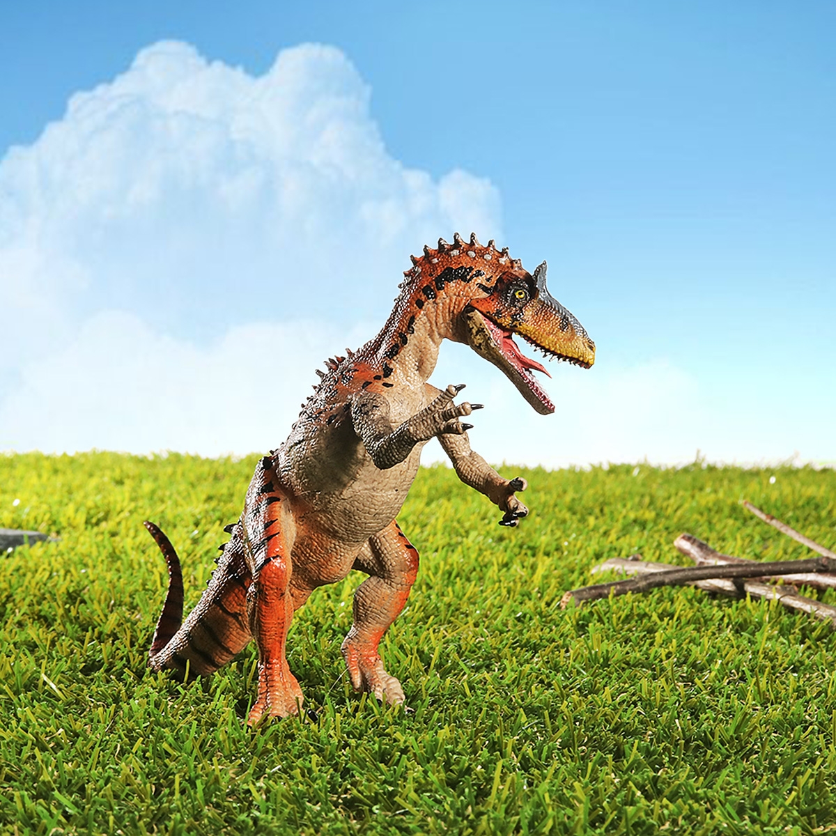 Cryolophosaurus Mandibular Bone Can Be Occluded Simulation Dinosaur Children's Toy Model Solid Animal Model