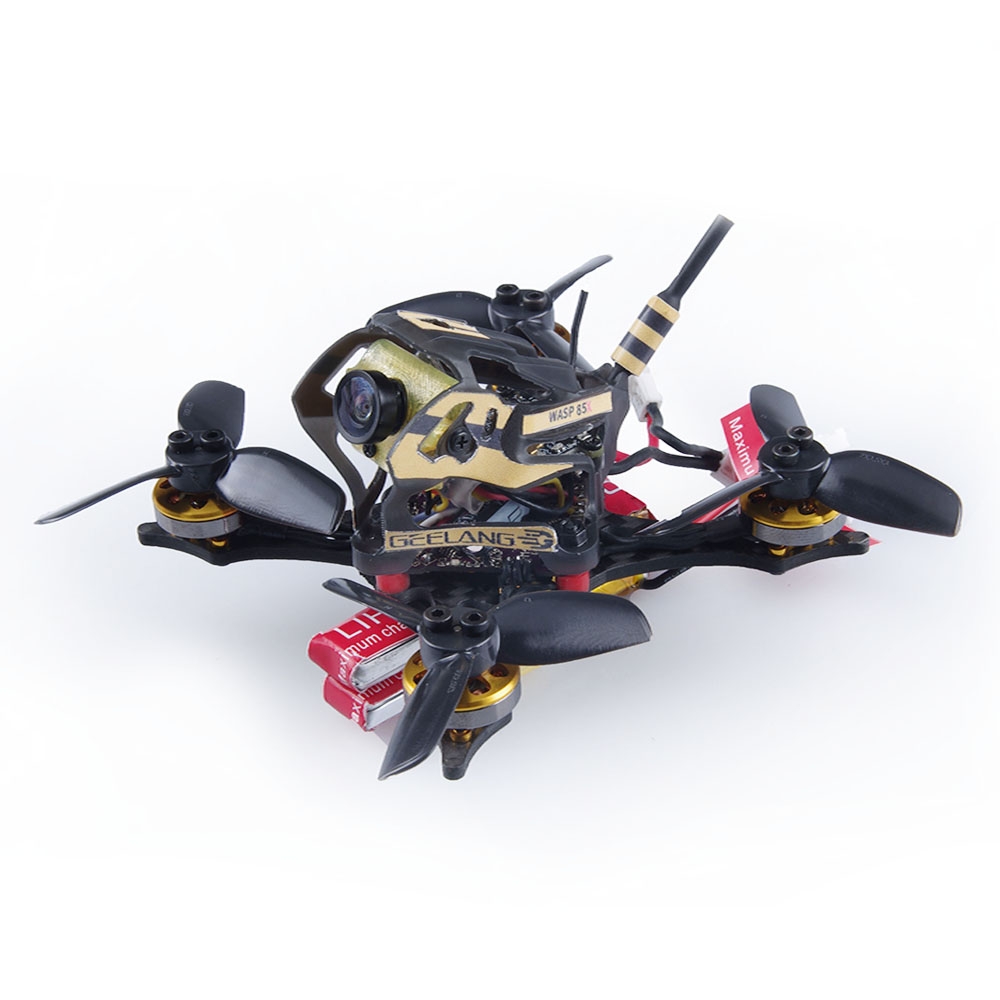 10% OFF for GEELANG WASP 85X 2 Inch 2S Toothpick FPV Racing Drone BNF / PNP F4 Flight Controller 1202 8700KV Motor 800TVL Cam