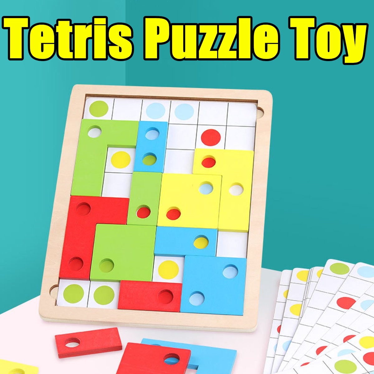 Tetris Brain 3D Puzzle Blocks Early Educational Intelligence Development Toys for Children's Gift